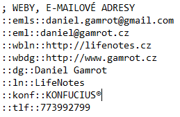 AutoHotkey - weby a e-mailové adresy